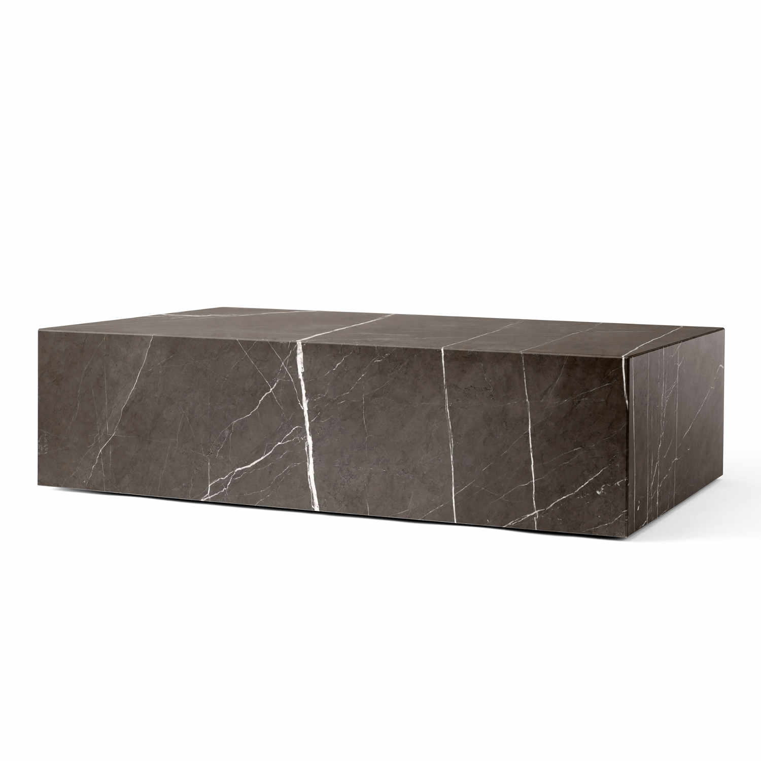 Plinth Couchtisch, Grösse l.100 x b.60 x h.27 cm, Marmor grey kendzo marble Plinth Couchtisch, Grösse l.100 x b.60 x h.27 cm, Marmor grey kendzo marble von Audo Copenhagen