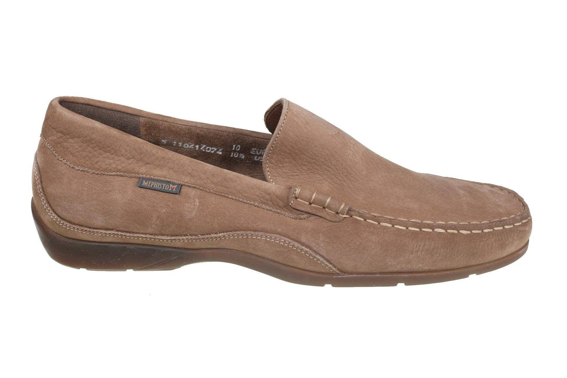 Edesio - Nubuk Loafer Herren Grau 44 von Mephisto