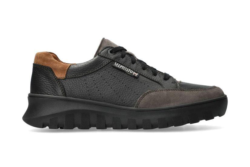 Flynn - Leder Sneaker Herren Grau 42 von Mephisto