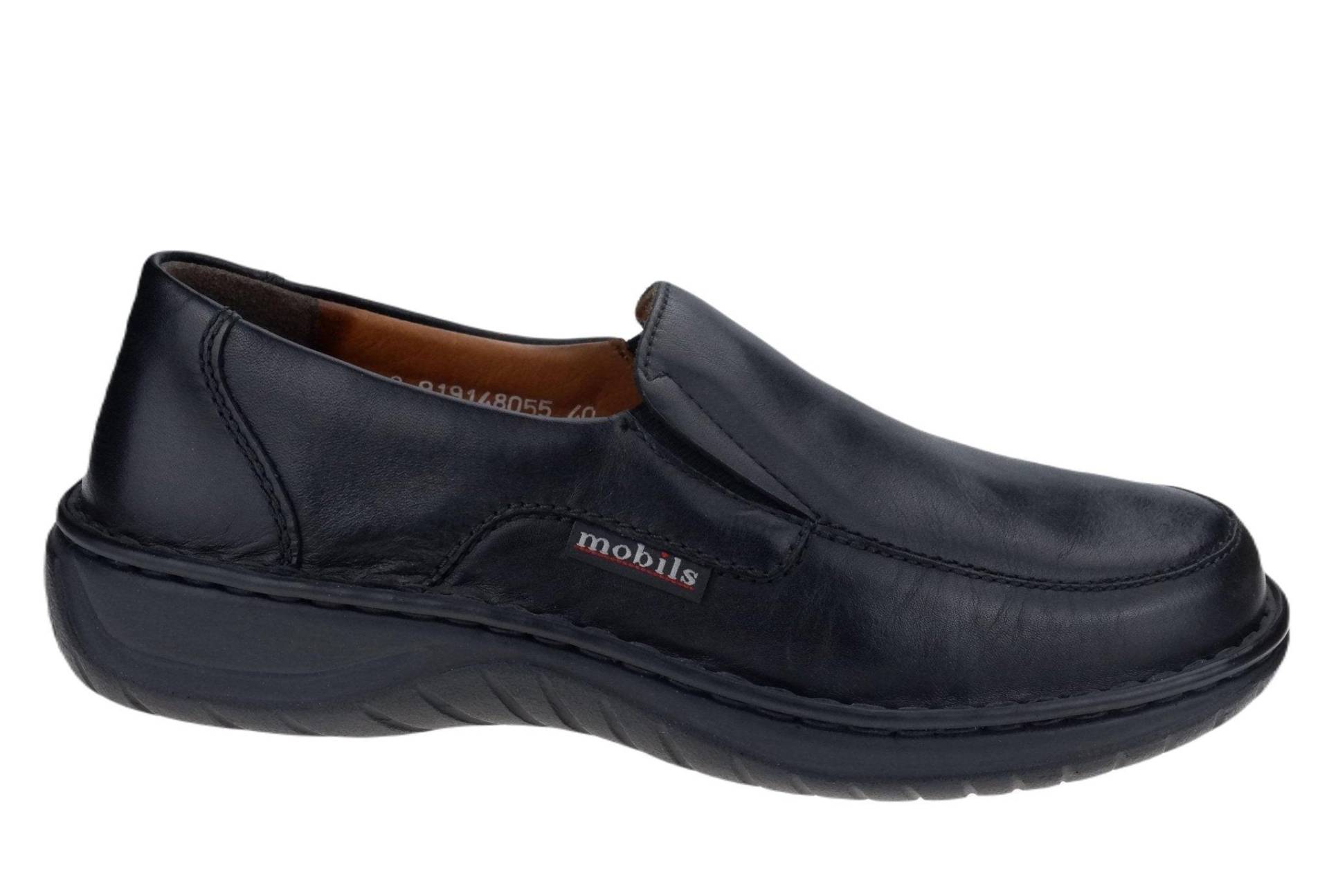 Jabal - Leder Loafer Herren Schwarz 40 von Mephisto