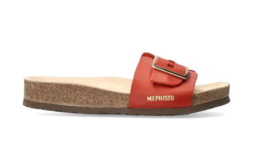 Mabel - Leder Sandale Damen Rot 42 von Mephisto