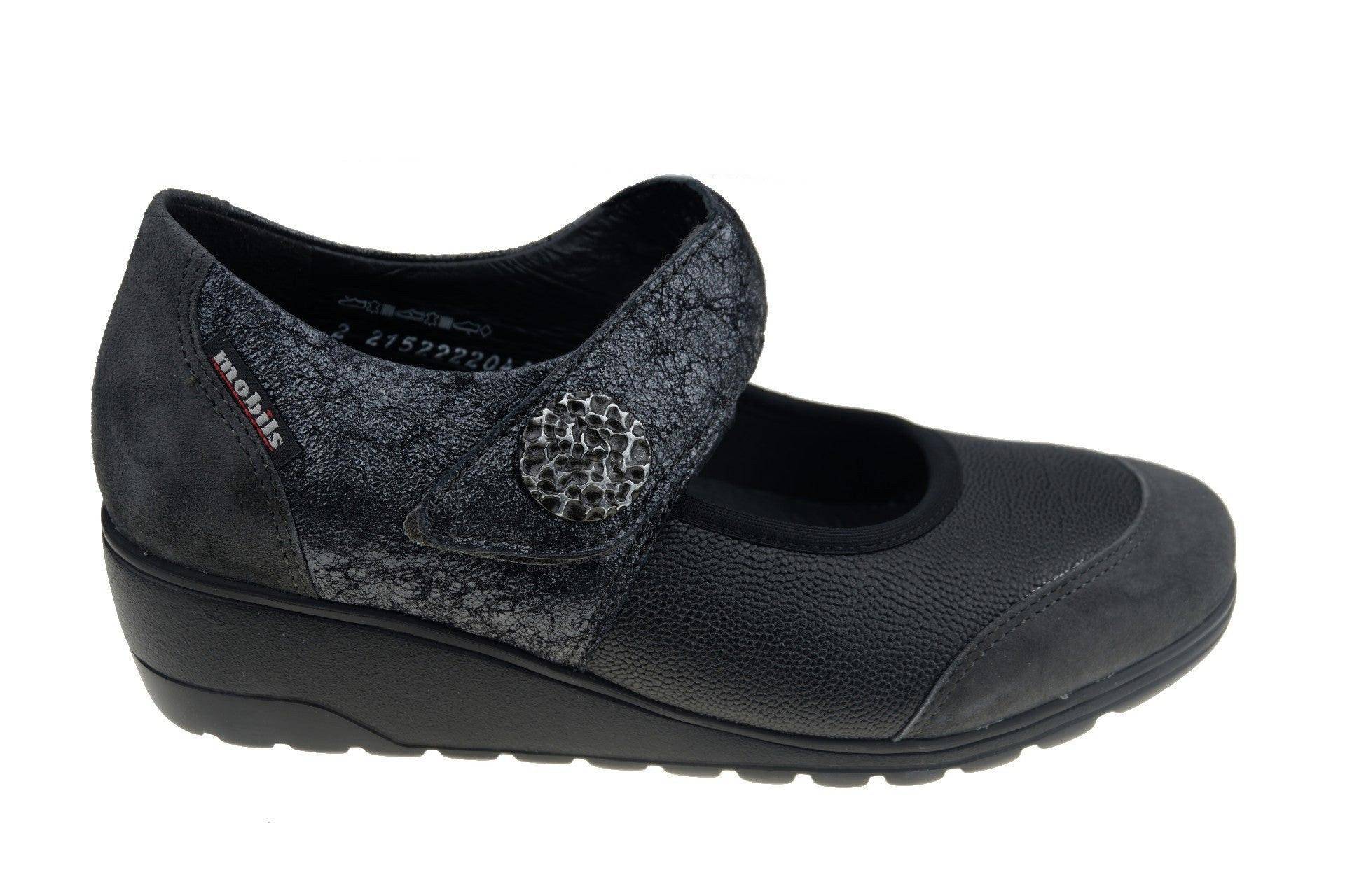 Bathilda - Leder Loafer Damen Charcoal Black 38 von Mephisto