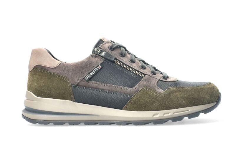 Bradley - Leder Sneaker Herren Grün 40 von Mephisto