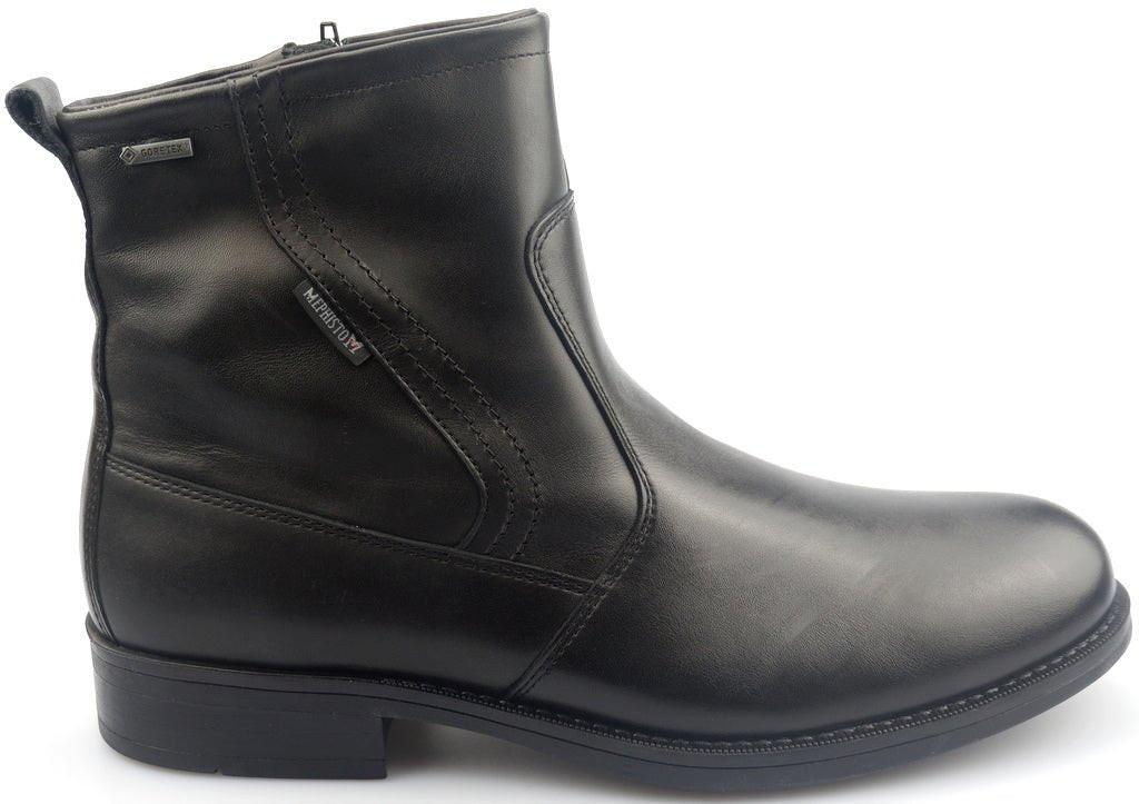 Damien - Leder Stiefelette Herren Schwarz 45.5 von Mephisto