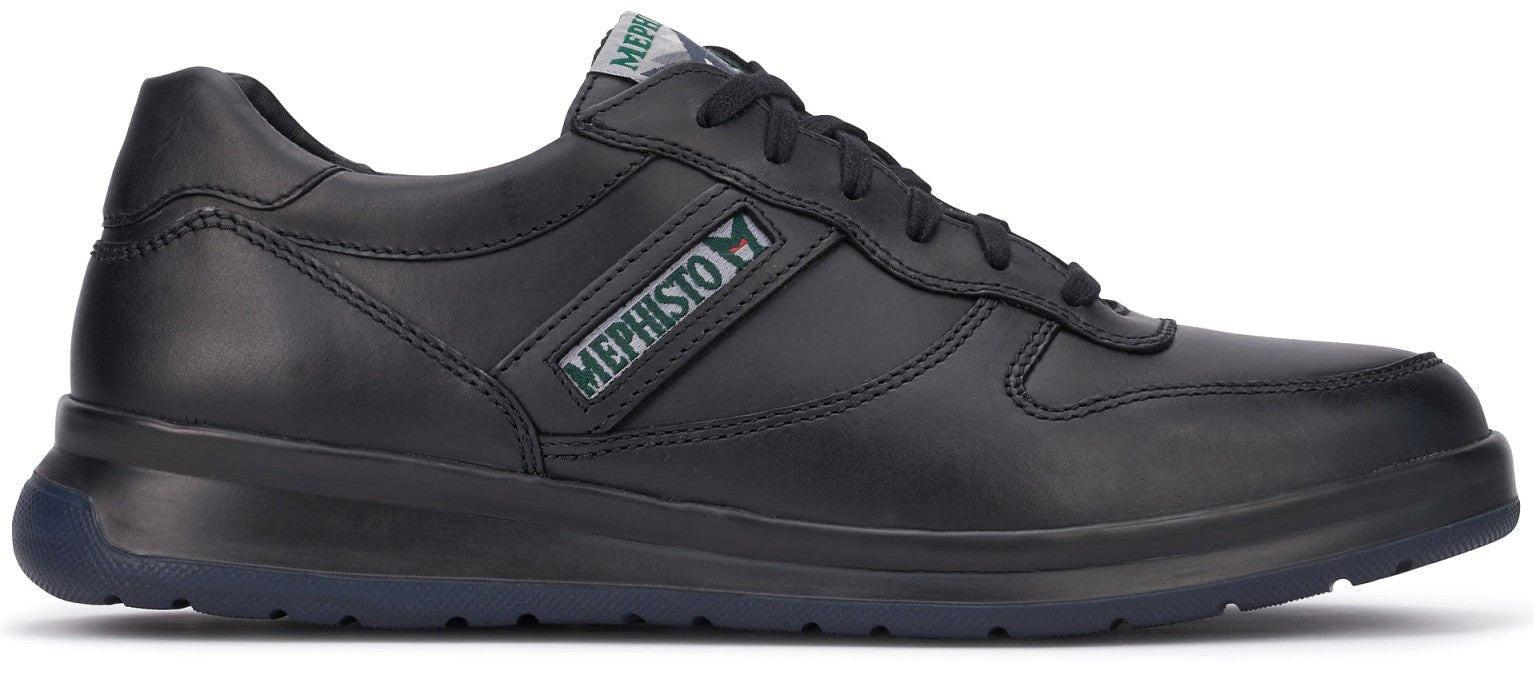 Leandro - Leder Sneaker Herren Schwarz 45 von Mephisto