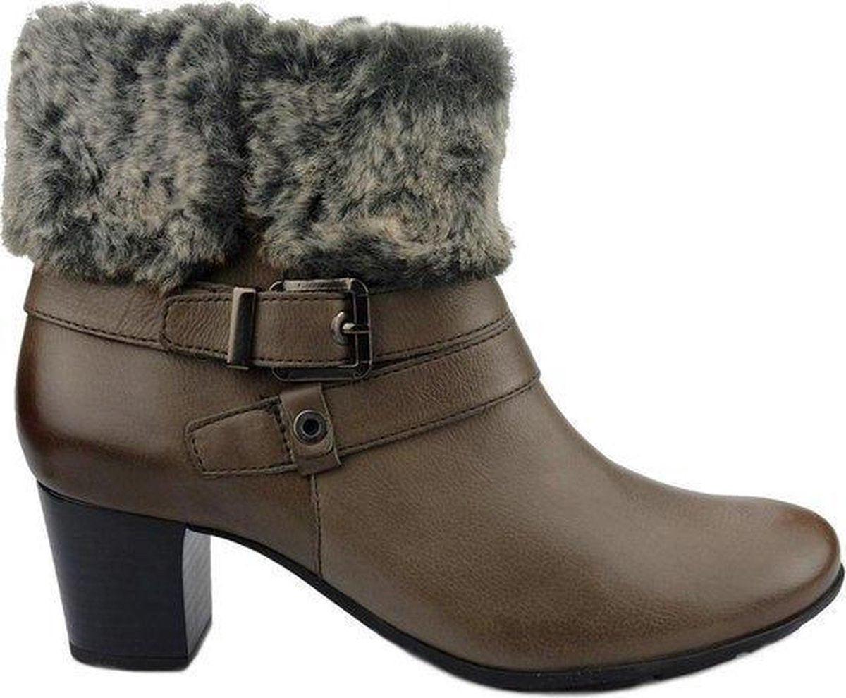 Lucrezia - Leder Stiefelette Damen Grau 41 von Mephisto