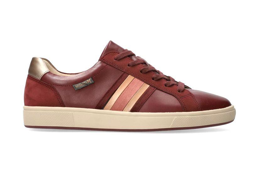 Nariana - Leder Sneaker Damen Rot 40 von Mephisto