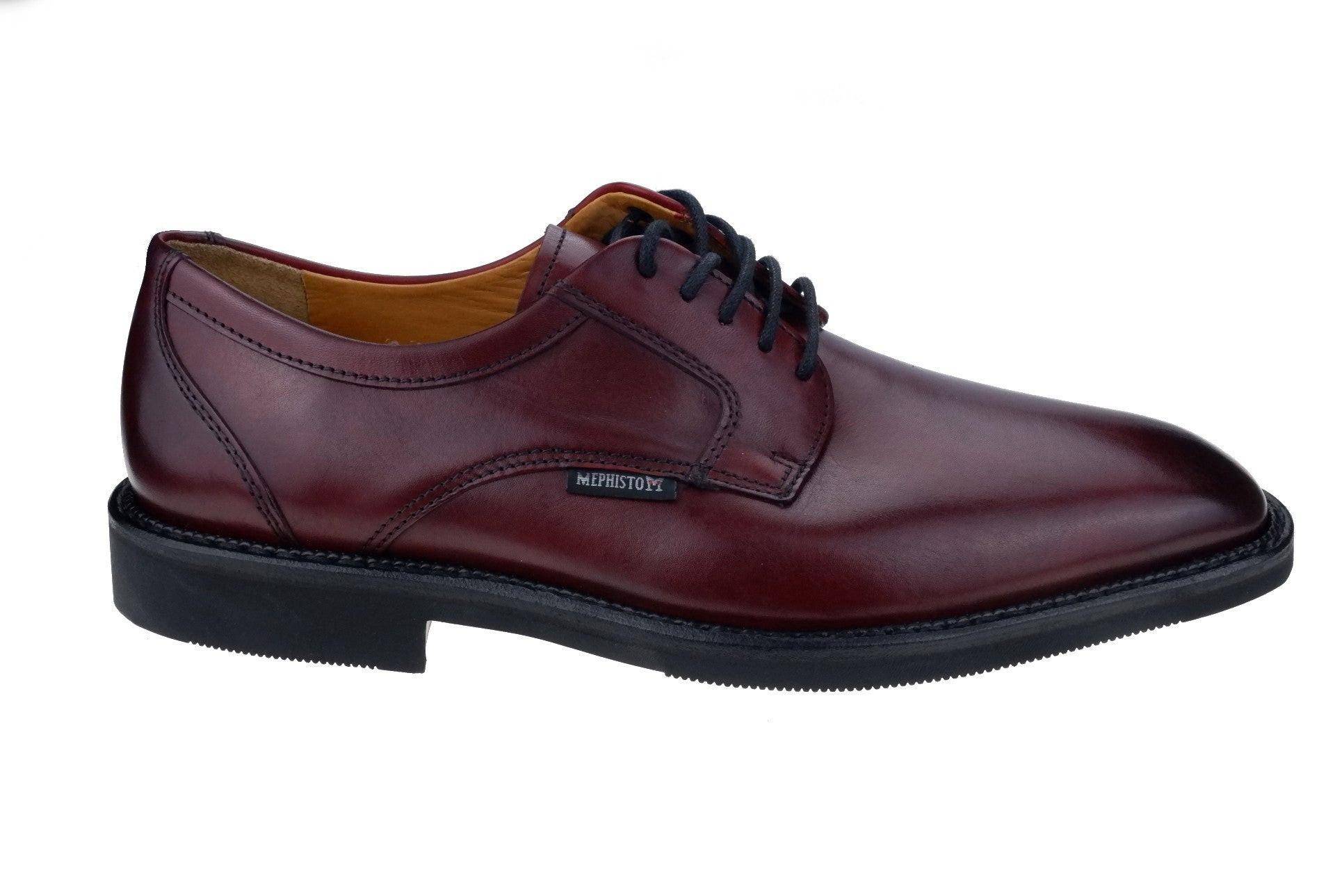 Pedro - Leder Schnürschuh Herren Rot 42.5 von Mephisto