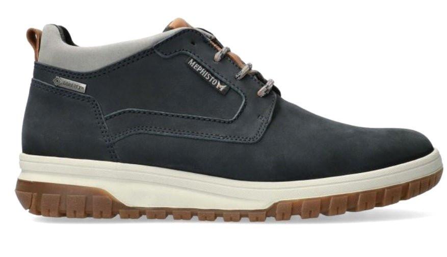 Pedro - Nubuk Stiefelette Herren Blau 39 von Mephisto