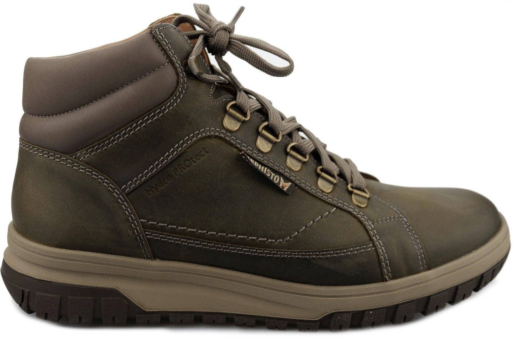 Pitt - Leder Stiefelette Herren Grau 41 von Mephisto