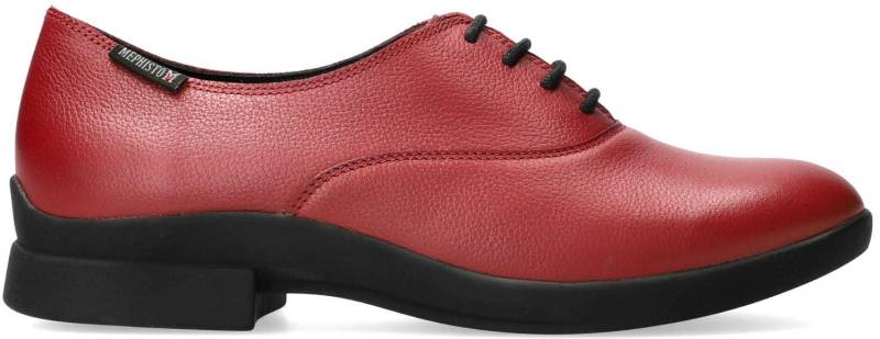 Syla - Leder Schnürschuh Damen Rot 39 von Mephisto