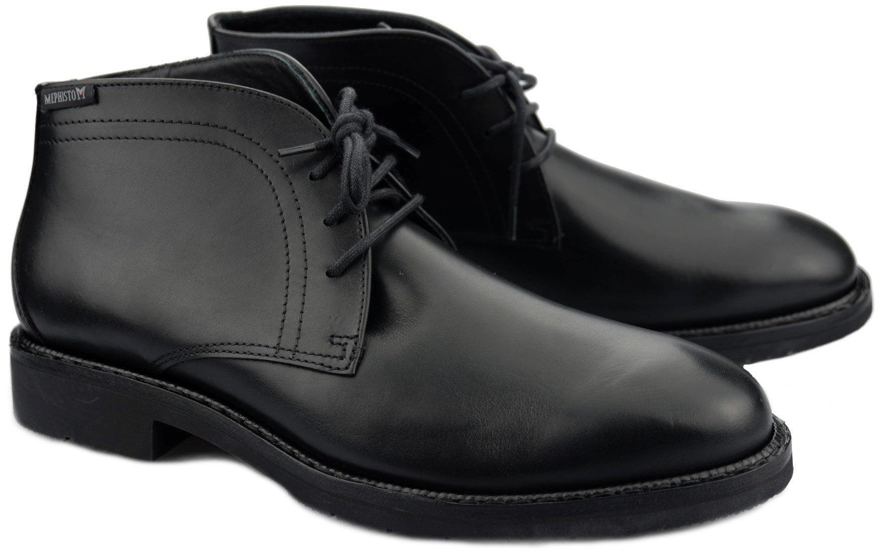 Tiberio - Leder Stiefelette Herren Schwarz 40 von Mephisto