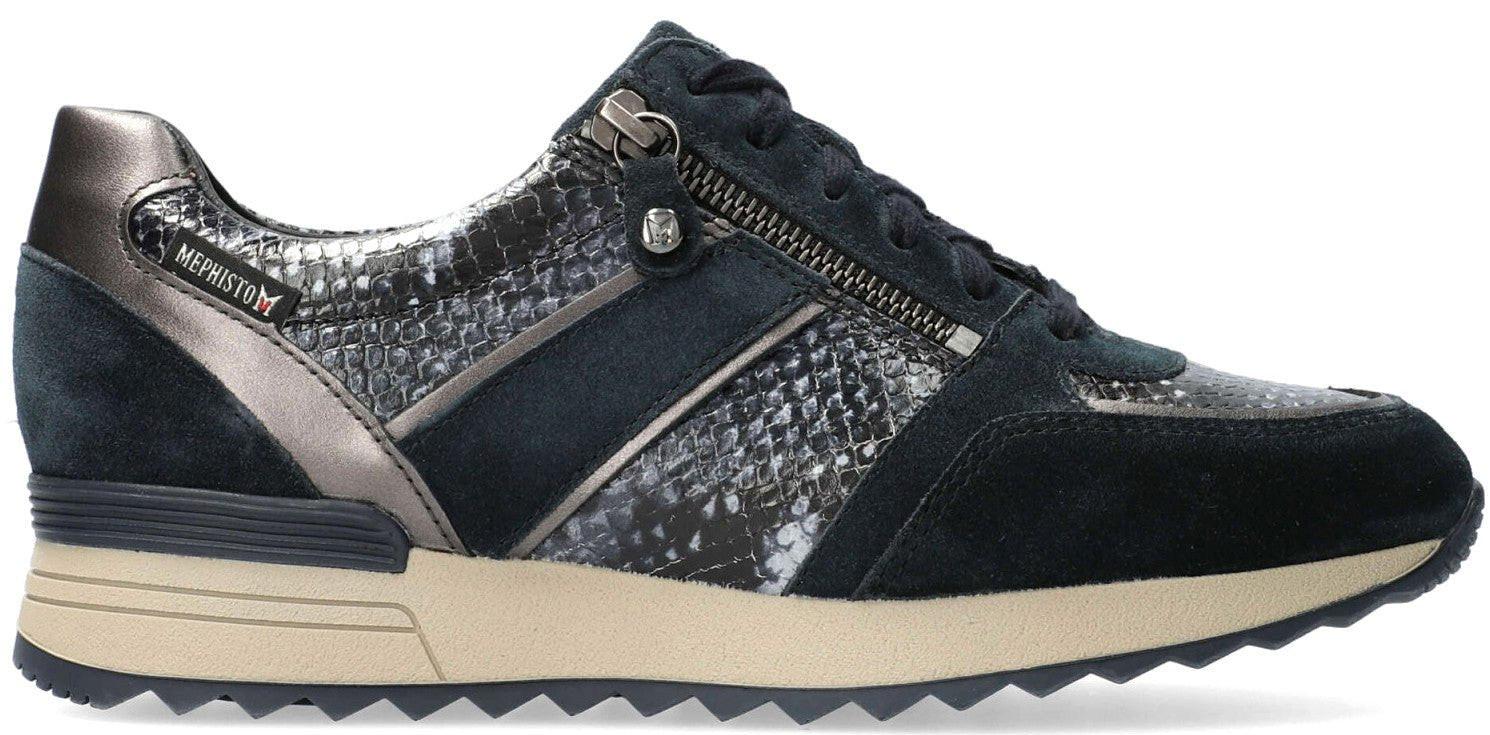 Toscana - Leder Sneaker Damen Blau 37.5 von Mephisto