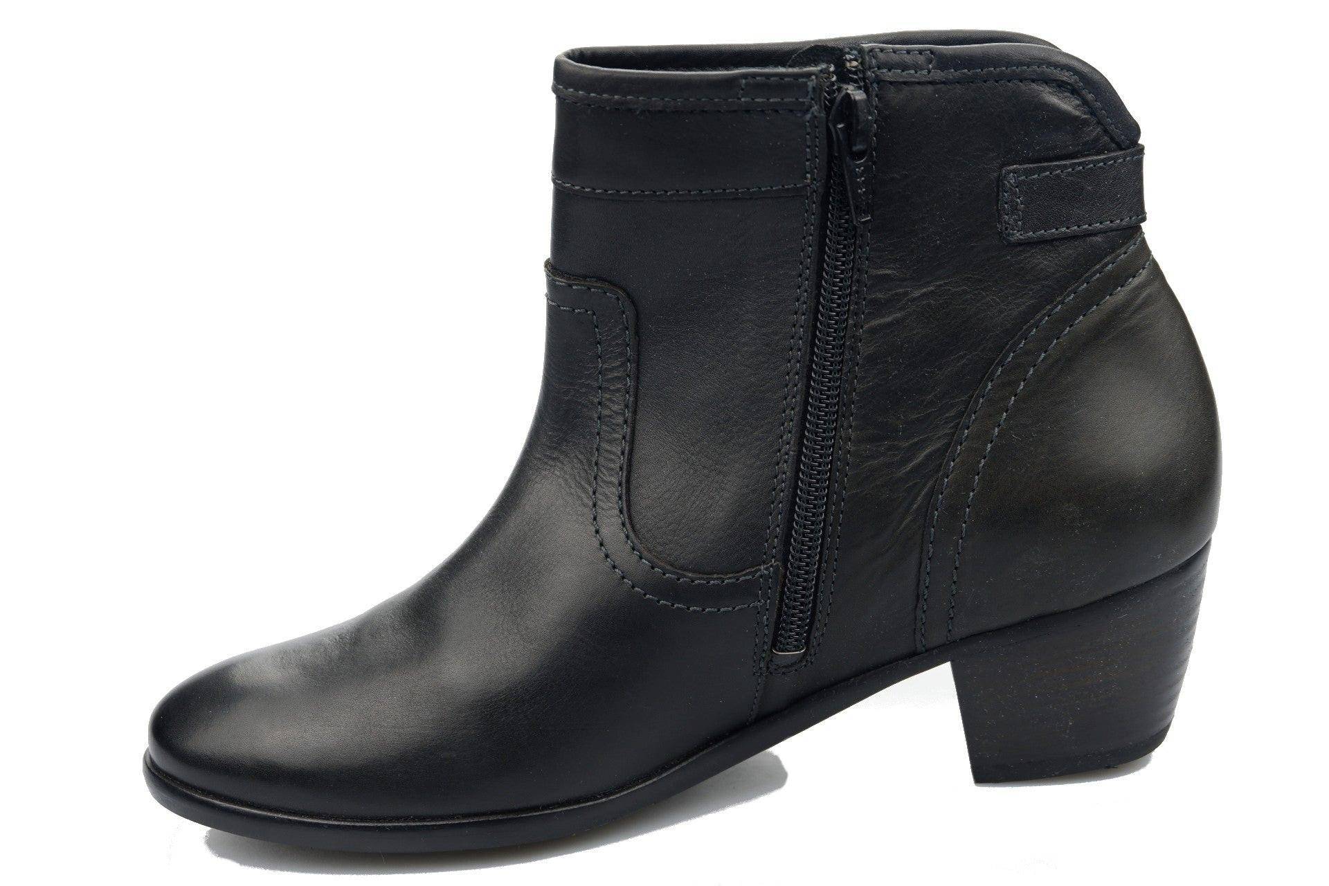 Waldis - Leder Stiefelette Damen Schwarz 37 von Mephisto