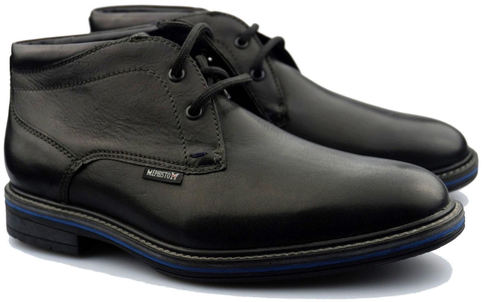 Walfred - Leder Stiefelette Herren Schwarz 46 von Mephisto