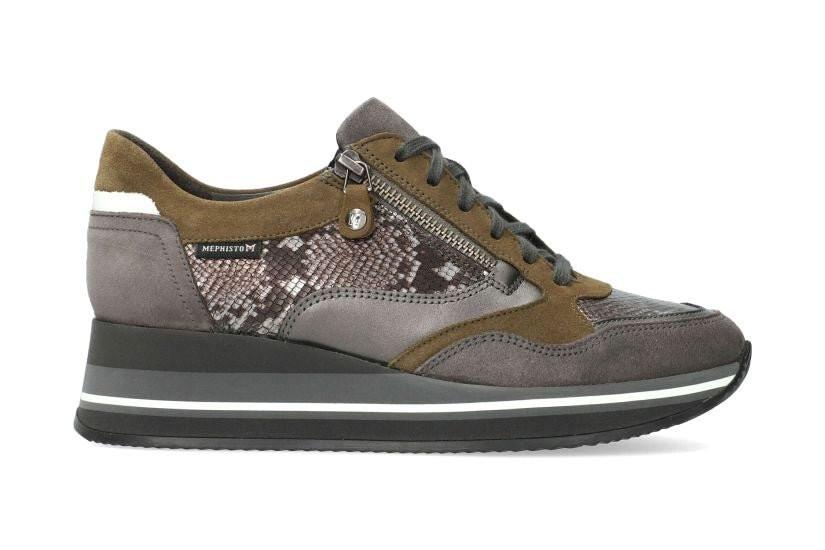 Olimpia - Leder Sneaker Damen Grau 37 von Mephisto