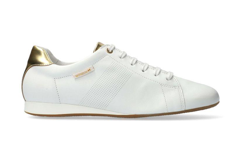 Bessy - Leder Schnürschuh Damen Weiss 37.5 von Mephisto