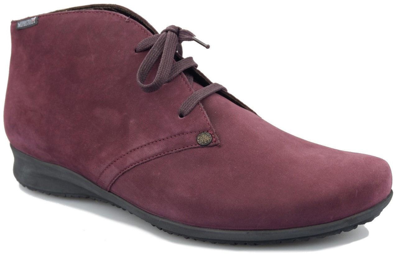 Flossie - Nubuk Stiefelette Damen Violett 37.5 von Mephisto