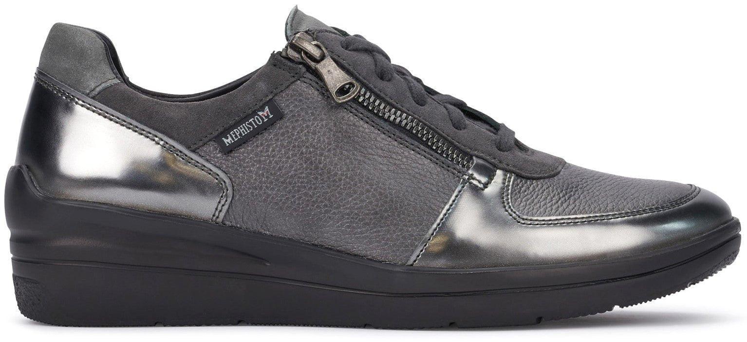 Carole - Leder Sneaker Damen Grau 38.5 von Mephisto