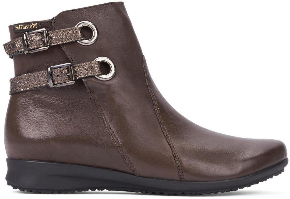 Flavie - Leder Stiefelette Damen Braun 40 von Mephisto