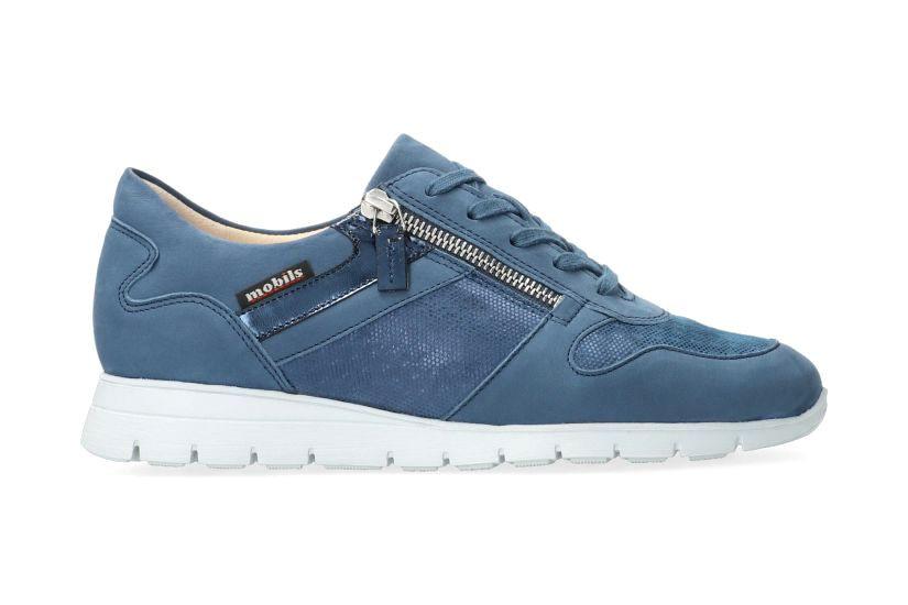 Dyria - Nubuk Sneaker Damen Blau 40.5 von Mephisto