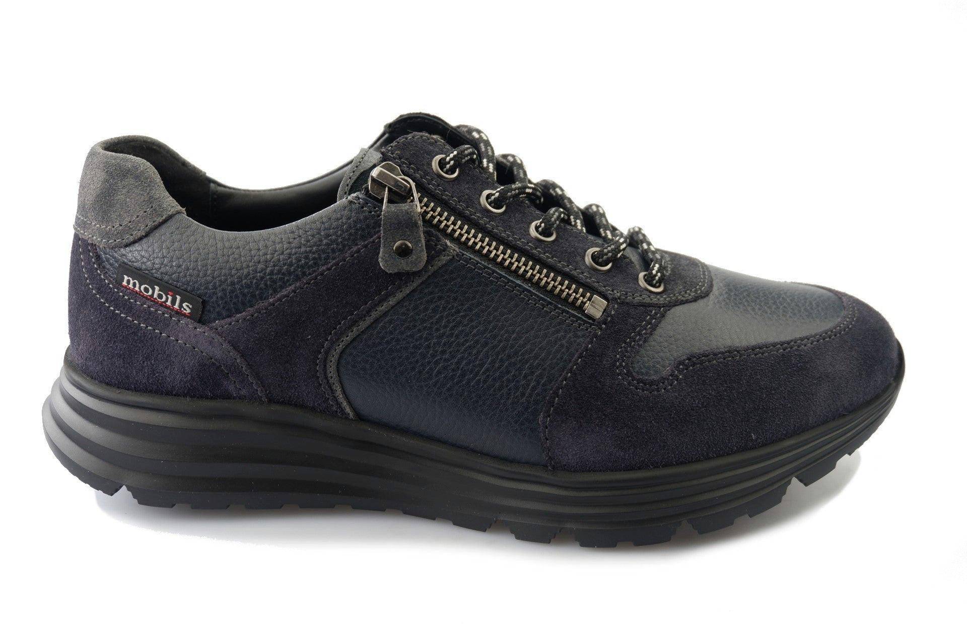 Brayan - Leder Sneaker Herren Blau 42 von Mephisto