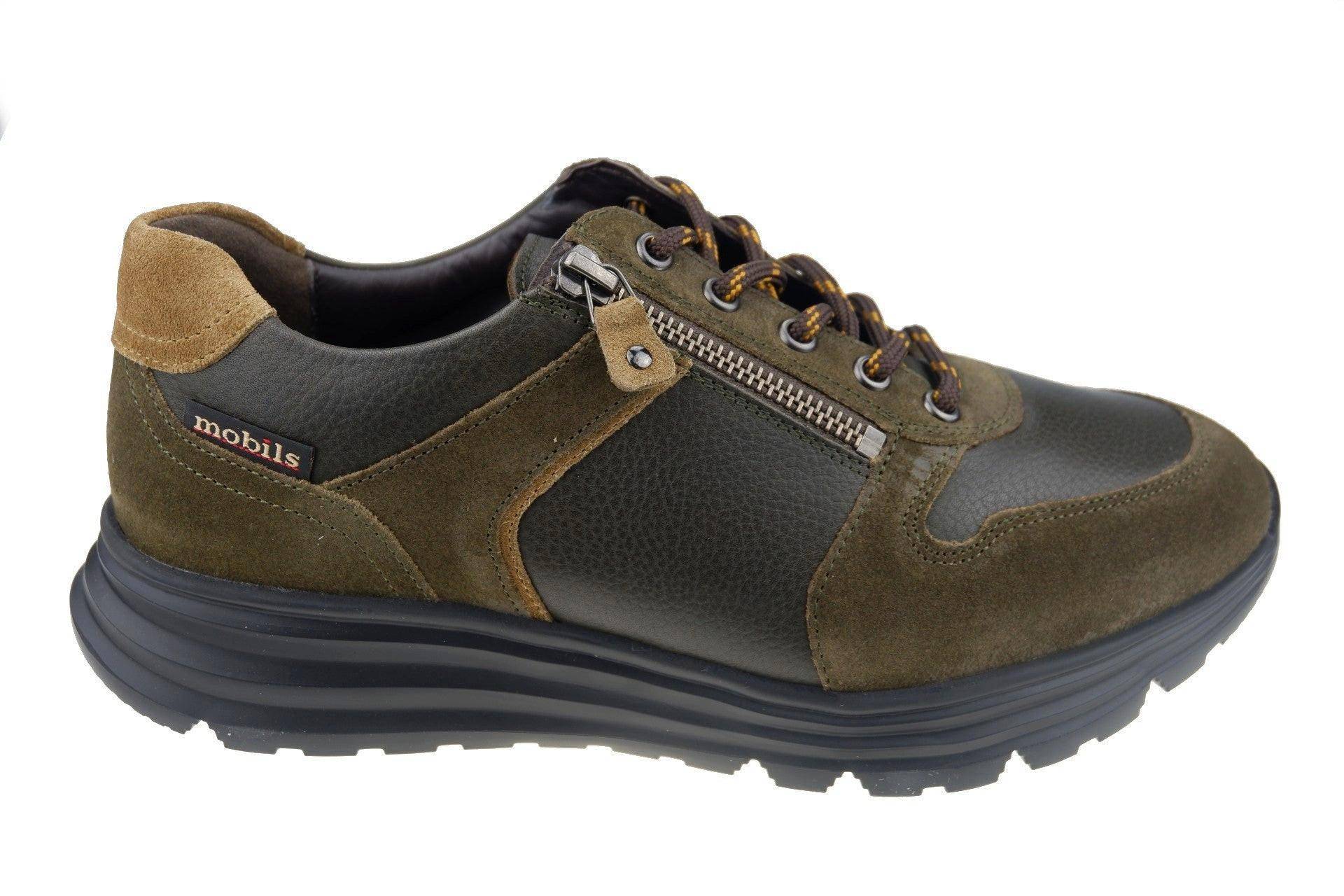 Brayan - Leder Sneaker Herren Grün 42 von Mephisto