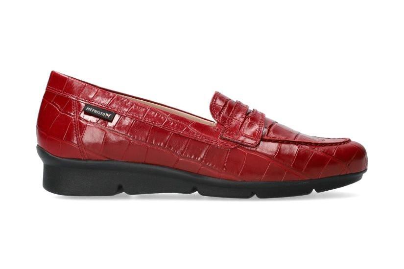 Diva - Leder Mokassin Damen Rot 42.5 von Mephisto