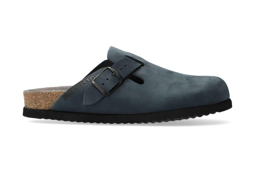 Nathan - Nubuk Sandale Herren Blau 45 von Mephisto