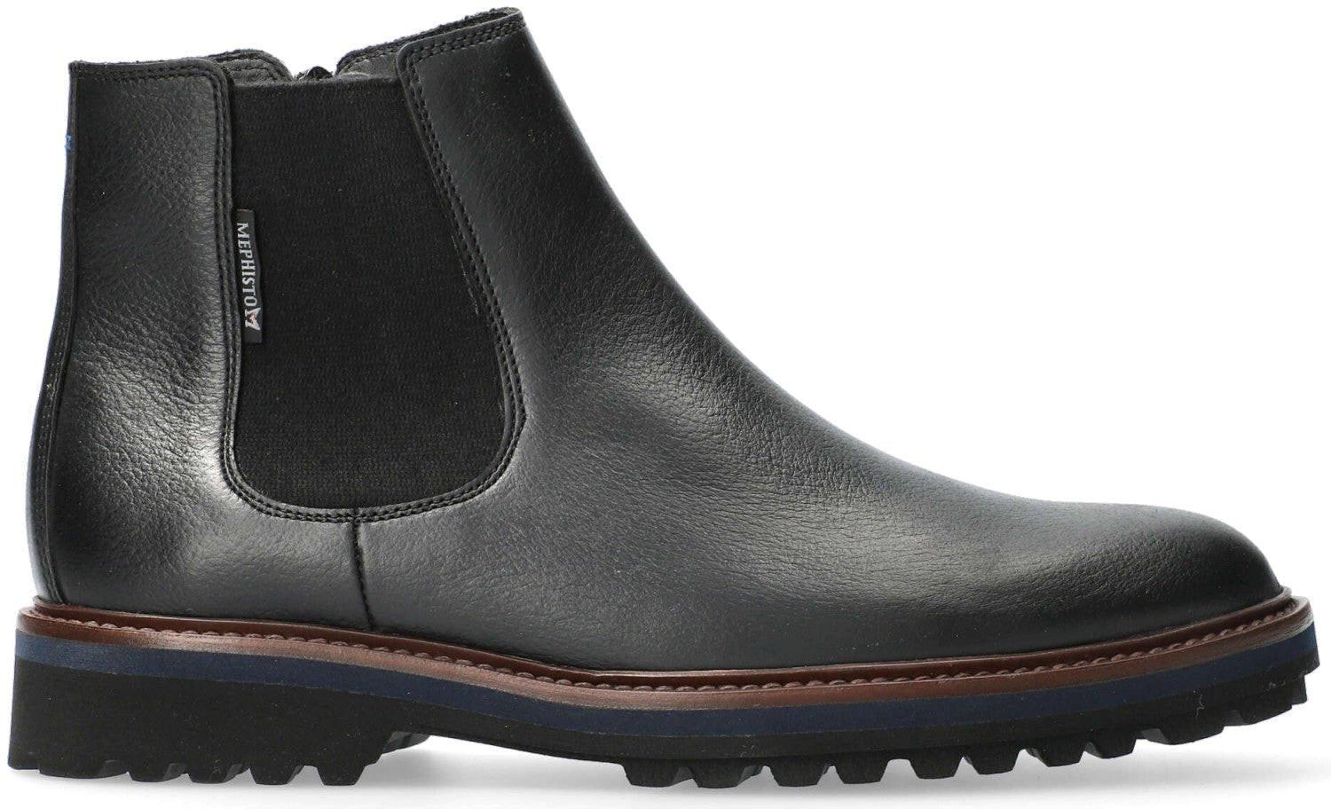 Benson - Leder Stiefelette Herren Schwarz 46 von Mephisto