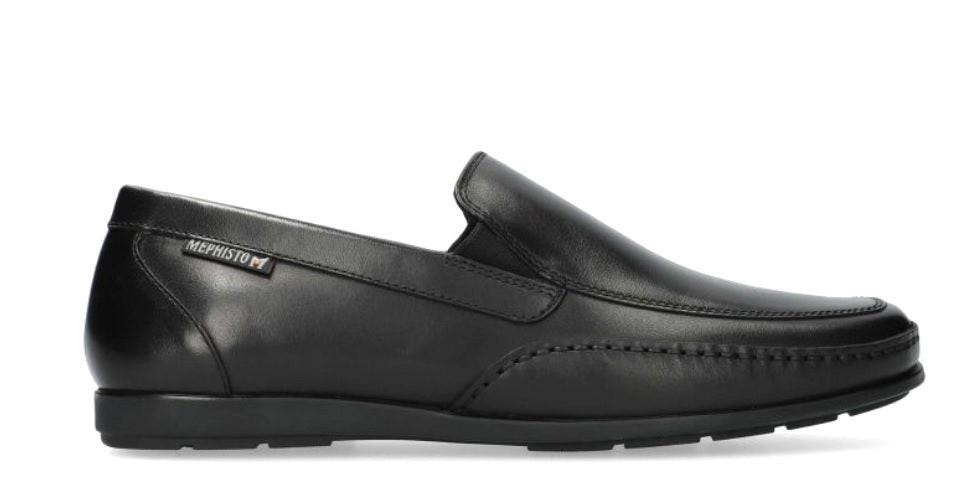 Andreas - Leder Mokassin Herren Schwarz 46.5 von Mephisto