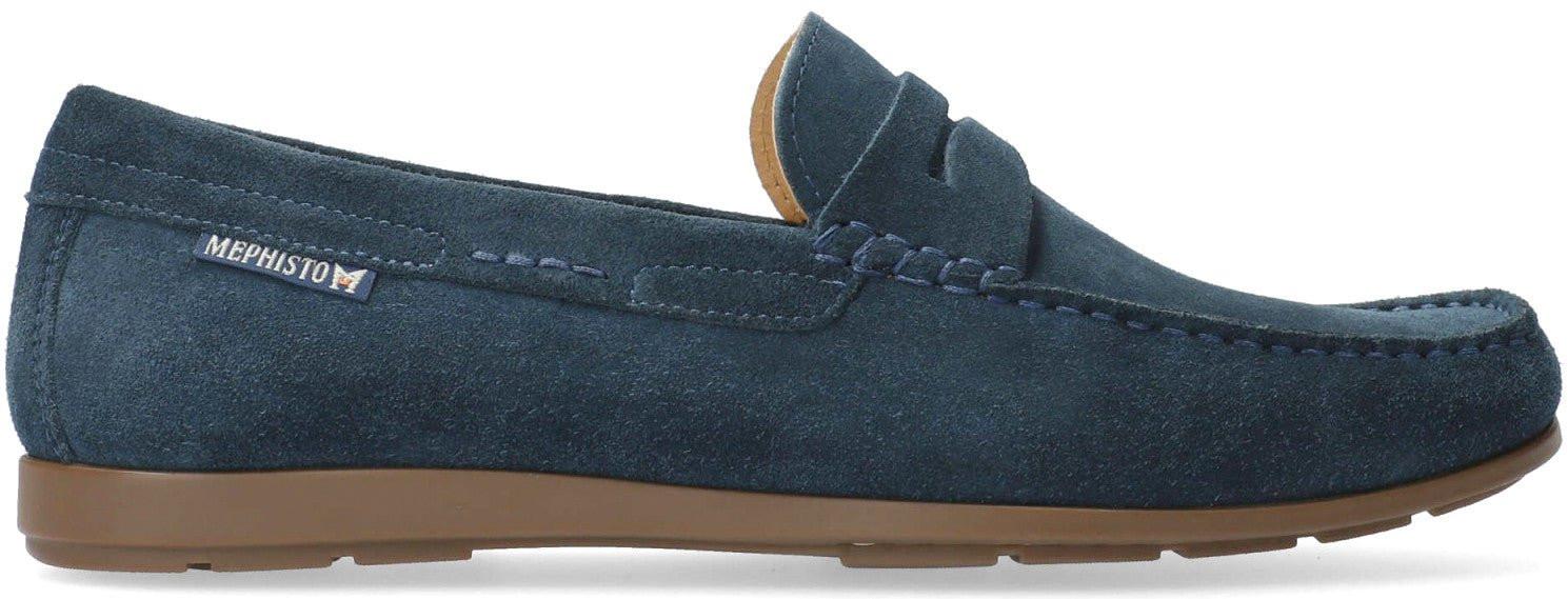 Alyon - Wildleder Mokassin Herren Blau 47 von Mephisto