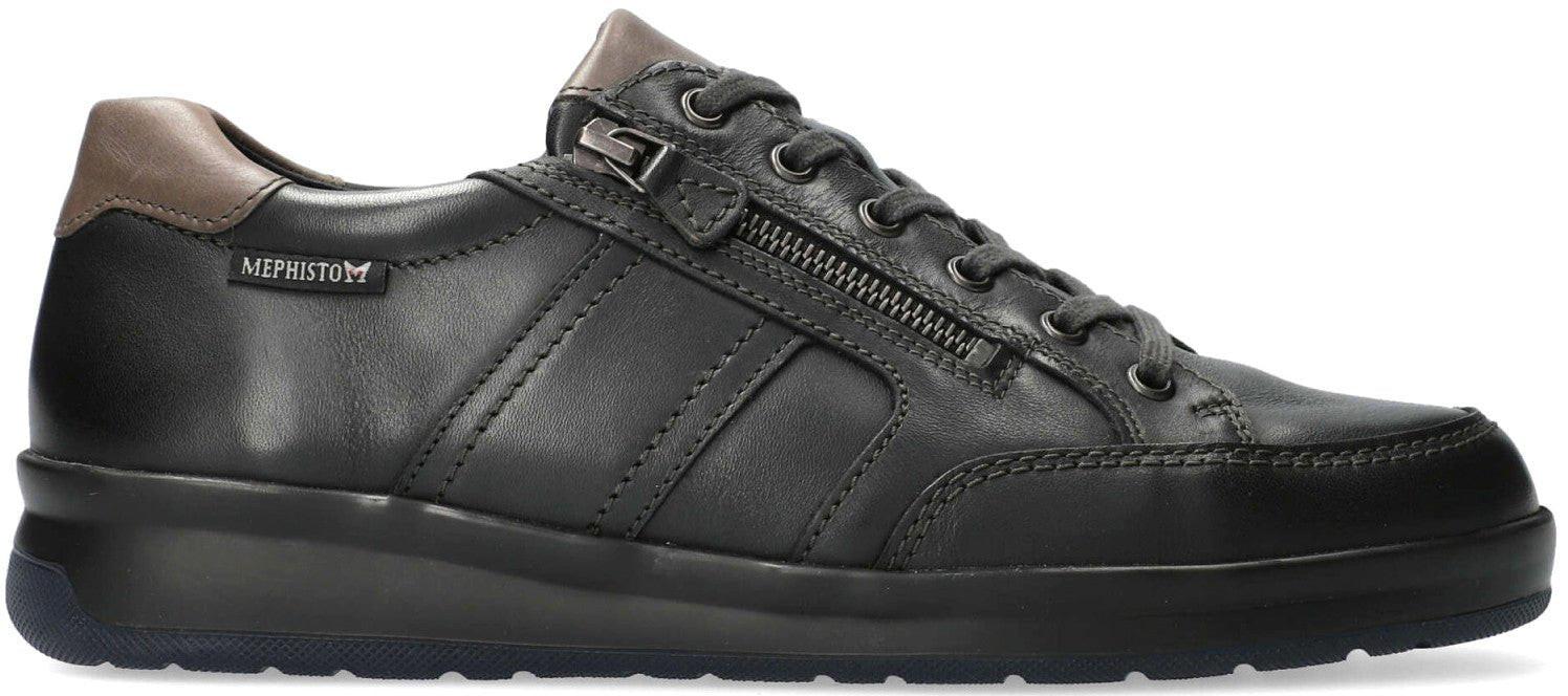 Lisandro W. - Leder Sneaker Herren Schwarz 47 von Mephisto