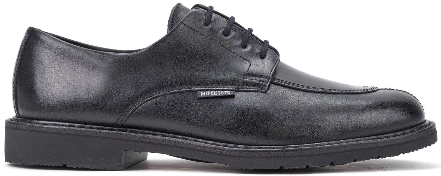 Mike - Leder Schnürschuh Herren Schwarz 47.5 von Mephisto