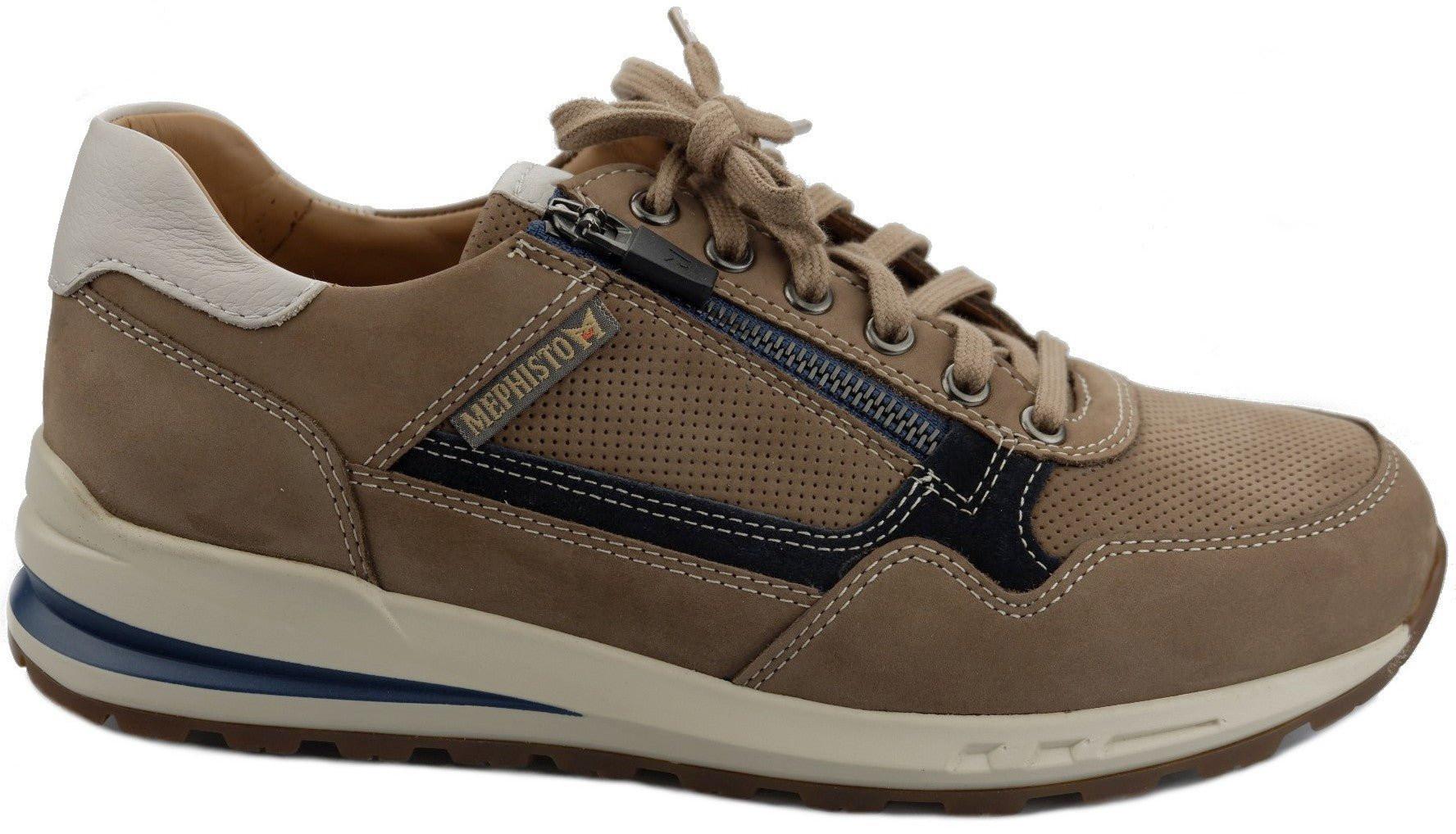 Bradley - Leder Sneaker Herren Grau 38.5 von Mephisto