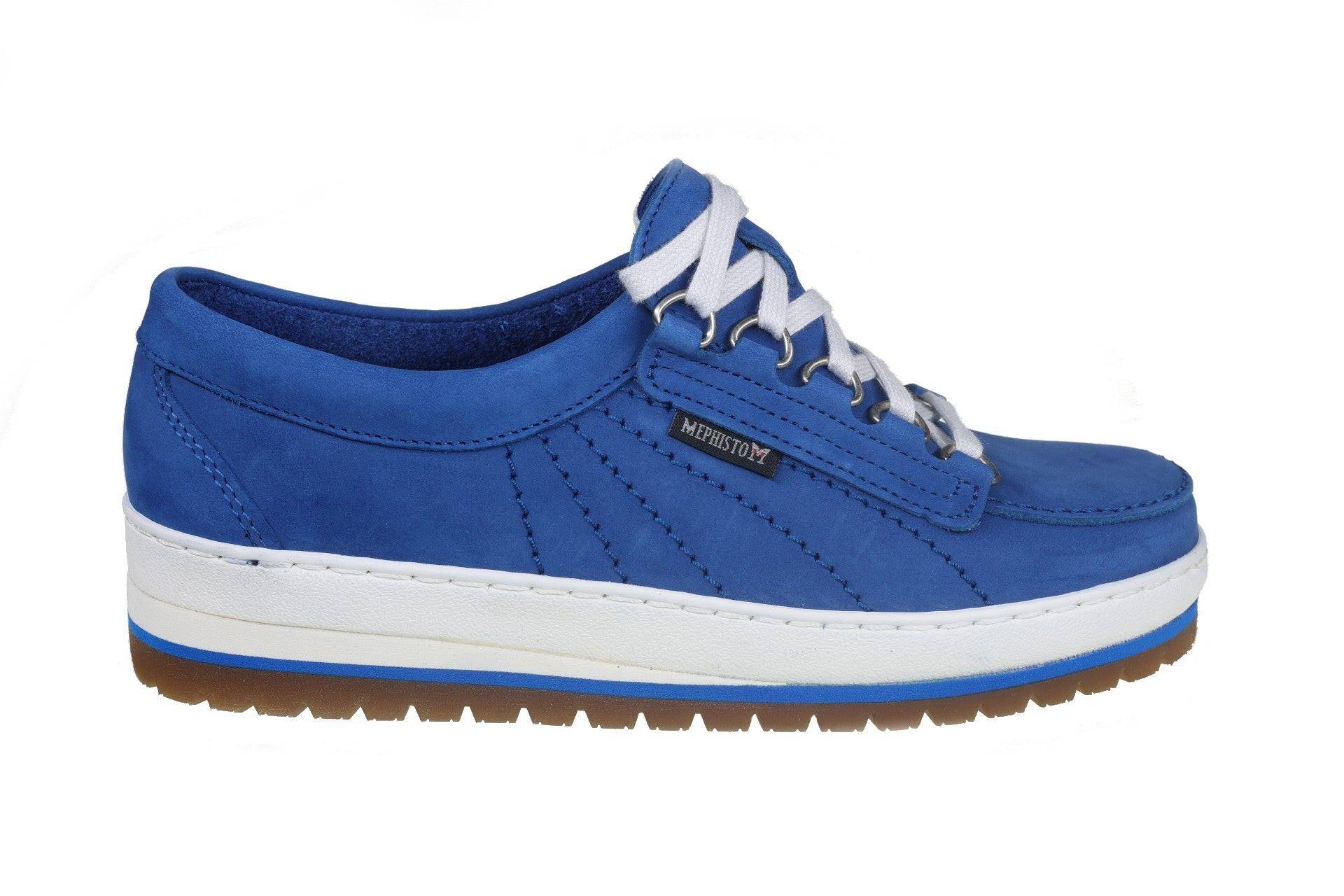 Super Lady - Leder Sneaker Damen Blau 37 von Mephisto