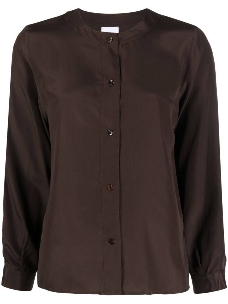 Merci button-up long-sleeve shirt - Brown von Merci