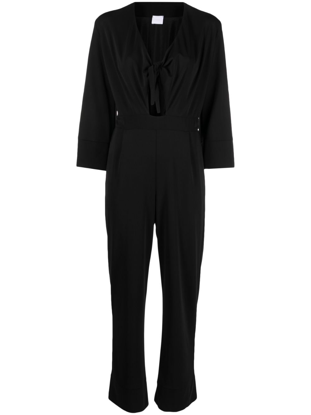 Merci knot-detail V-neck jumpsuit - Black von Merci