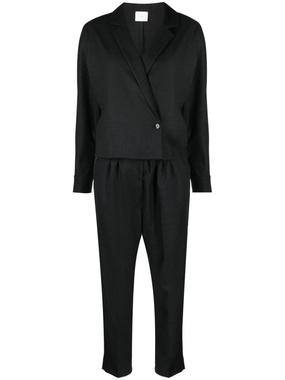 Merci notched-lapel long-sleeve jumpsuit - Black von Merci