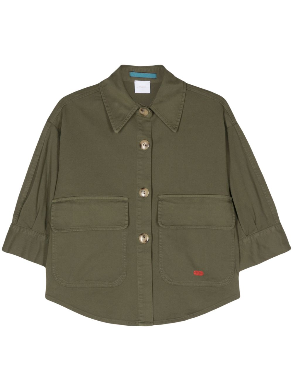 Merci puff-sleeve jacket - Green von Merci