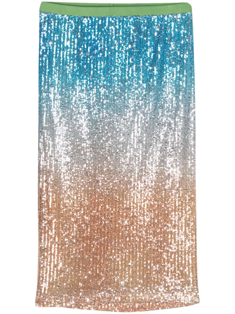 Merci sequin-embellished midi skirt - Blue von Merci