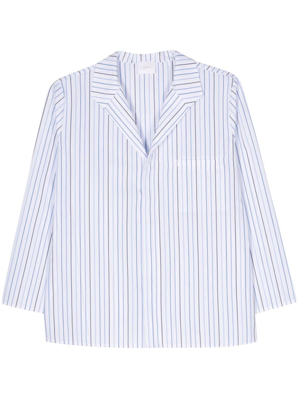 Merci striped cotton shirt - White von Merci