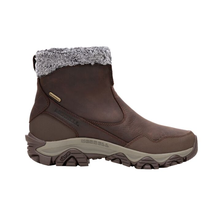 Merrell Coldpack 3 Thermo Mid Zip WP Winterstiefel für Damen braun, 36 von Merrell