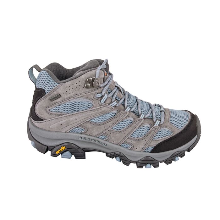 Merrell Moab 3 Mid GTX Schnürschuh für Damen hellgrau von Merrell