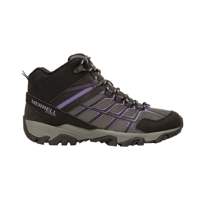 Merrell Moab FST 3 Thermo Mid WP Schnürschuh für Damen schwarz, schwarz-pink, 36 von Merrell