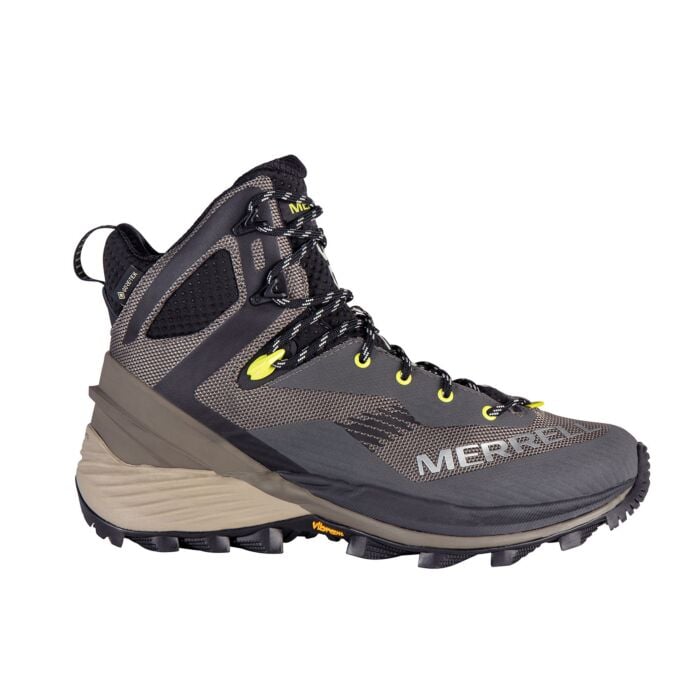 Merrell Rogue Hiker Mid GTX Wanderschuh für Herren, grau-braun, 40 von Merrell