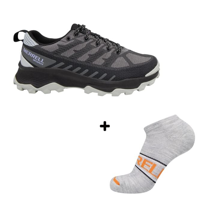 Merrell Speed ECO Outdoor- und Wanderschuh und Socken für Damen, anthrazit, 40 von Merrell