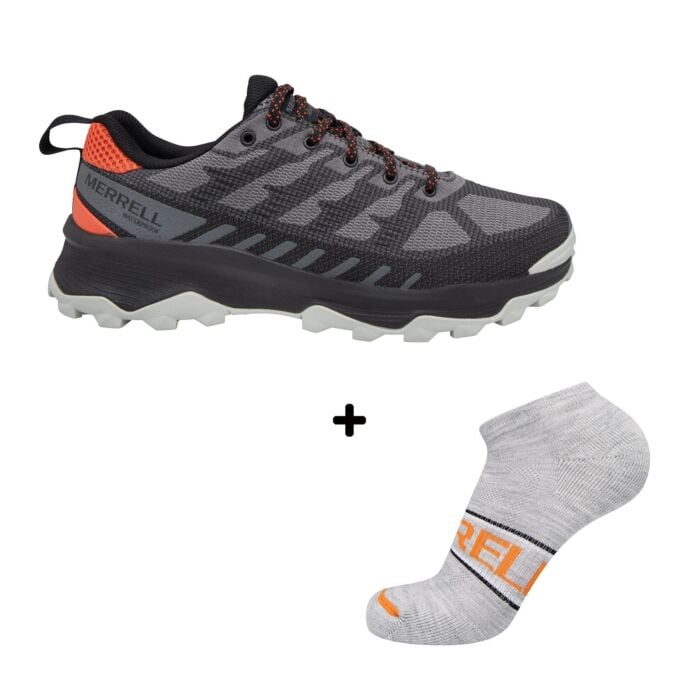 Merrell Speed ECO Outdoor- und Wanderschuh und Socken für Herren, anthrazit, 43 von Merrell