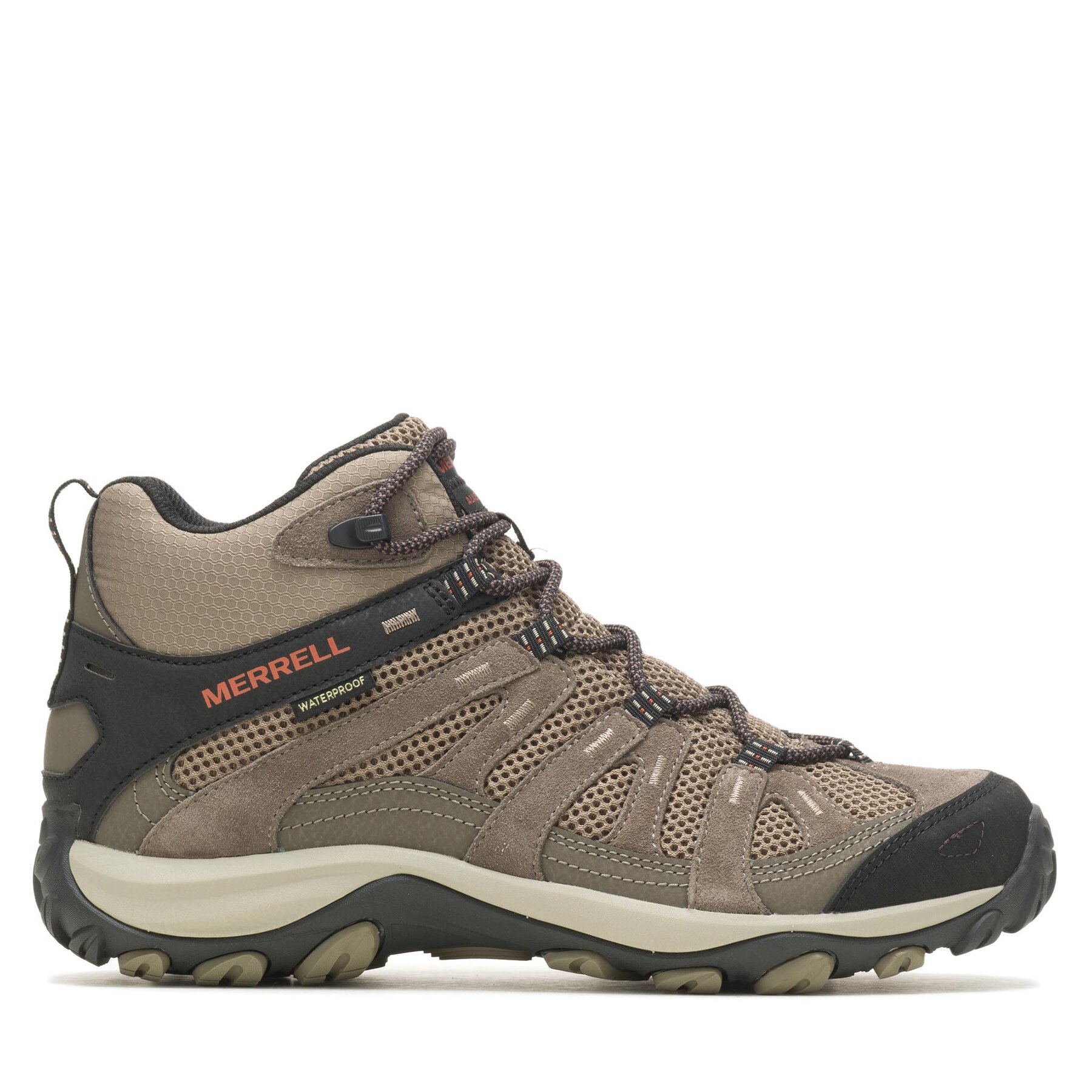 Trekkingschuhe Merrell Alverstone 2 Mid Wp J036925 Boulder/Brindle von Merrell