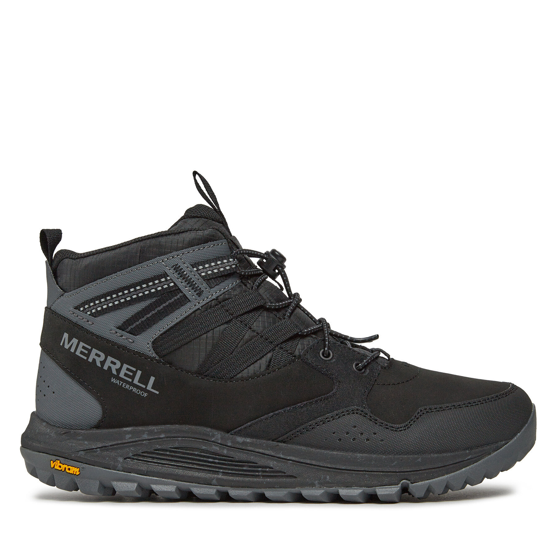 Trekkingschuhe Merrell Nova Sneaker Boot Bungee Mid Wp J067109 Black von Merrell